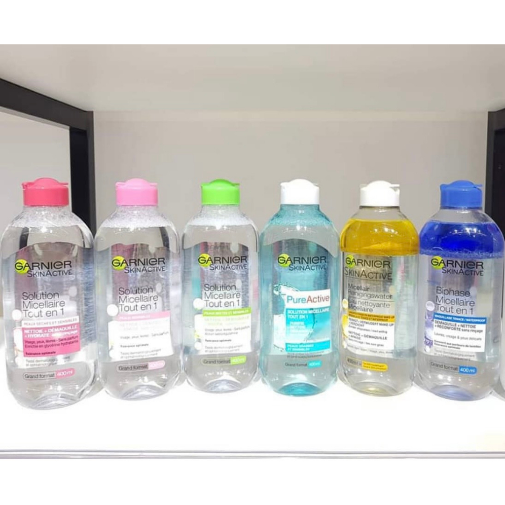 Nước Tẩy Trang Làm Sạch Sâu Dịu Nhẹ Cho Mọi Loại Da - Garnier Micellar Cleansing Water 400ml