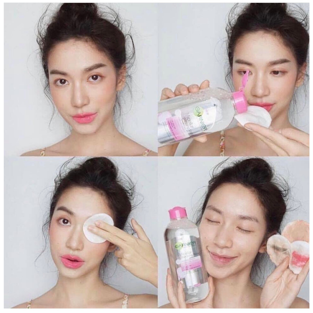 Nước Tẩy Trang Làm Sạch Sâu Dịu Nhẹ Cho Mọi Loại Da - Garnier Micellar Cleansing Water 400ml