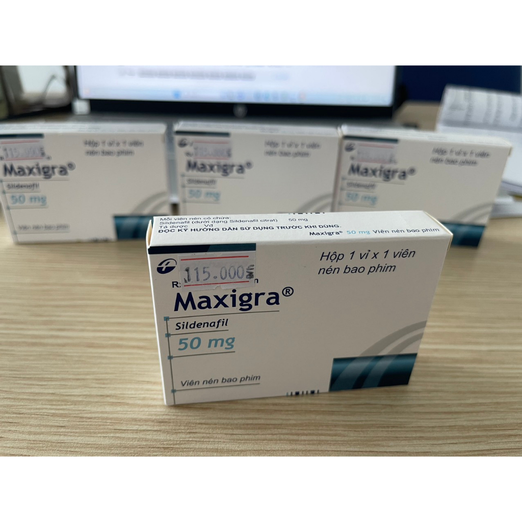 MAXIGRA- Pharmaceutical Works Polpharma S.A- Ba Lan -Xử lý rối loạn cương dương, làm giảm tăng áp phổi,- hộp 50mg
