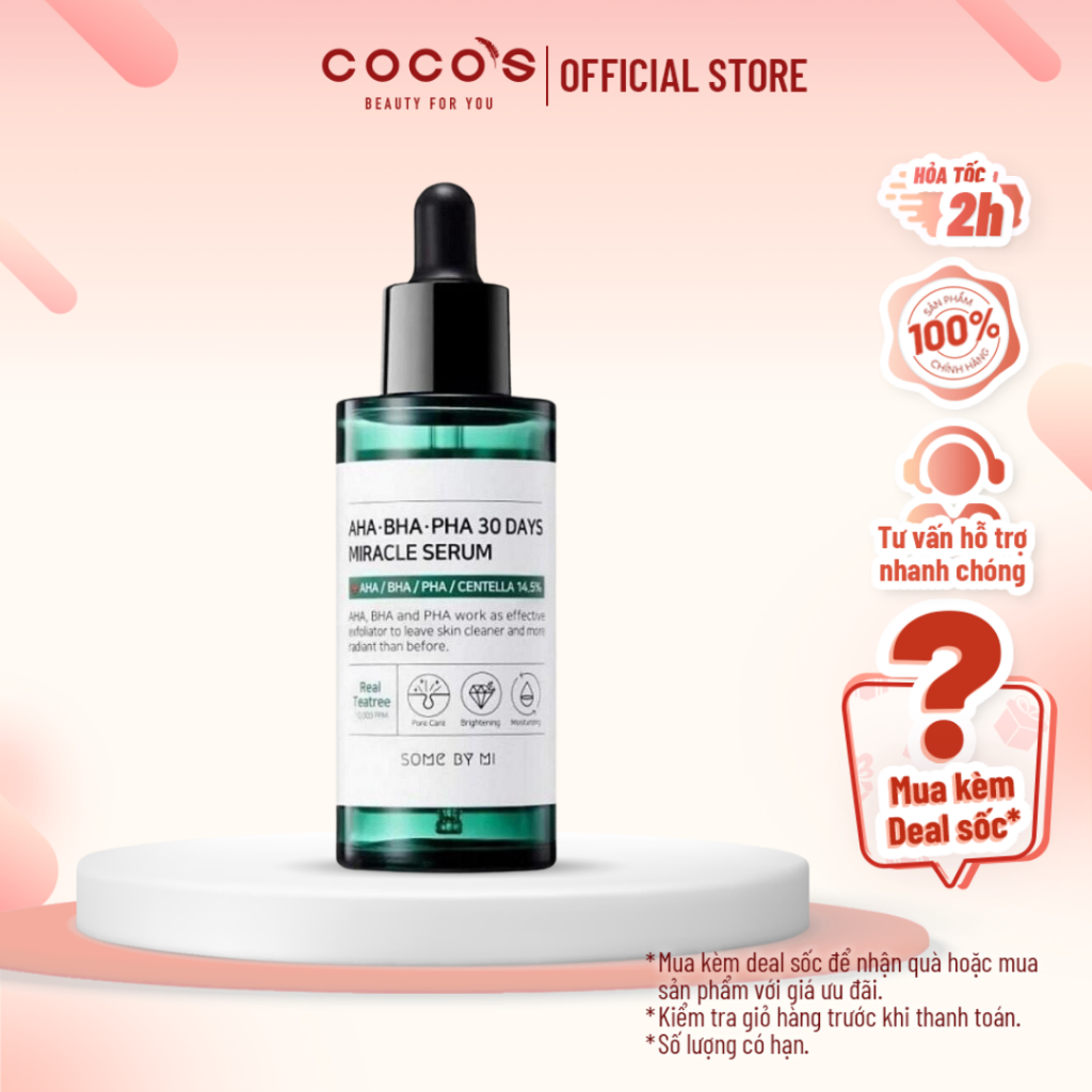 Serum Giảm Và Ngăn Ngừa Mụn 30 ngày Some By Mi AHA-BHA-PHA Miracle Serum 50ml