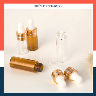 Chai chiết mỹ phẩm Chai chiết serum Mỏng 3ml 5ml chuyên đựng serum, tinh dầu