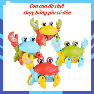 Đồ chơi cho bé Con cua chạy pin có nhạc và đèn