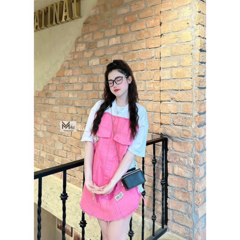 VÁY COTTON TÀU PHA KAKI BÒ - from dứoi 57kg