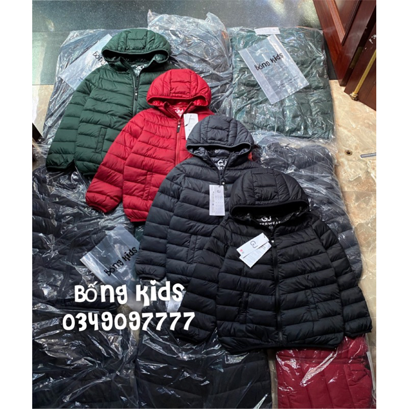 Áo Phao Bé Trai Mềm Nhẹ Basic GÊ