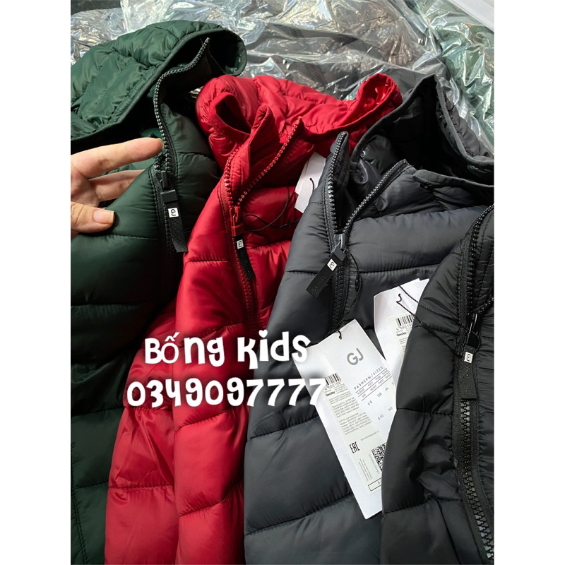 Áo Phao Bé Trai Mềm Nhẹ Basic GÊ