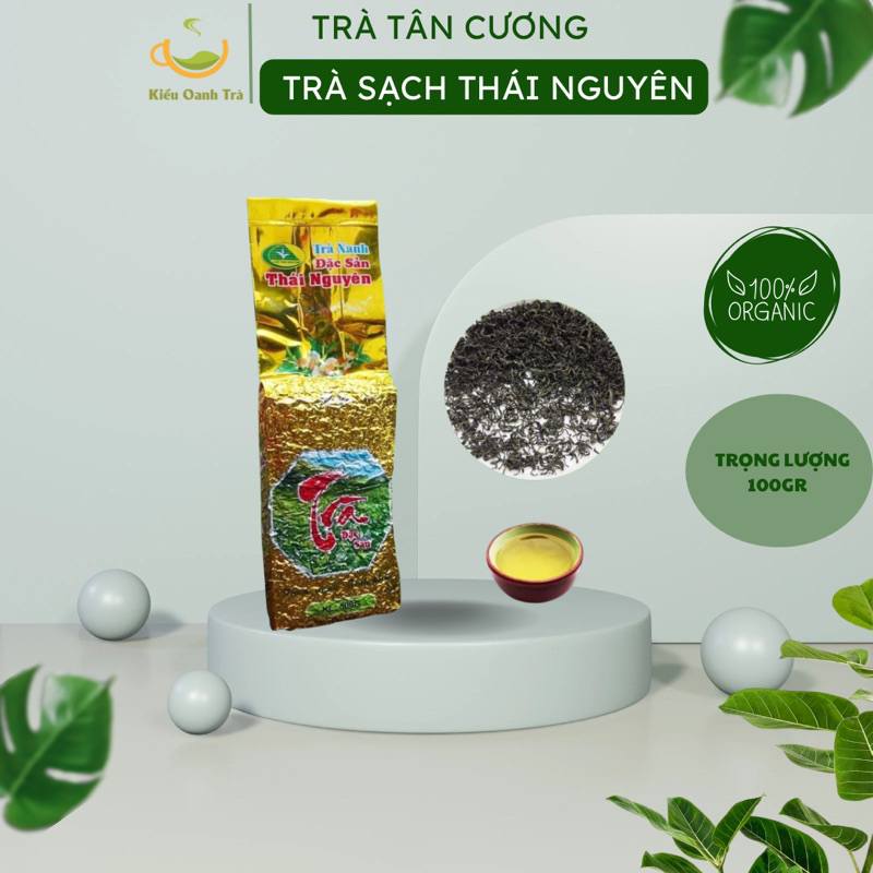 Trà búp thái nguyên 100g loại hảo hạn -Chuẩn chè thái nguyên 100% - Kiều Oanh Trà