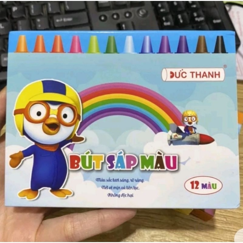 🌈🖍BÚT SÁP MÀU ĐỨC THANH _12 MÀU🌄🎄