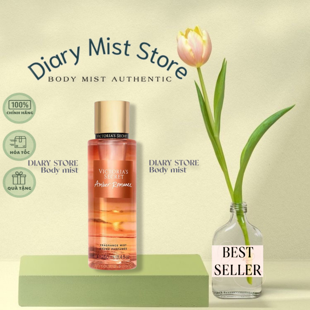 𝐃𝐢𝐚𝐫𝐲𝐦𝐢𝐬𝐭.𝐬𝐭𝐨𝐫𝐞 Xịt thơm Body Mist Victoria's Secret Amber Romance