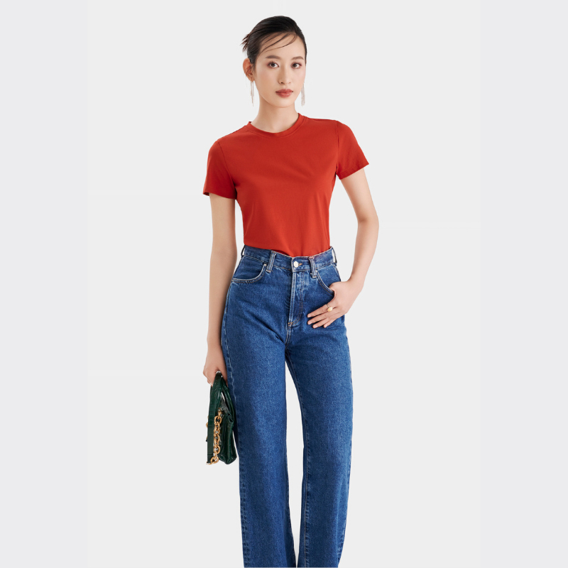 Áo thun nữ MARC FASHION tay ngắn basic CBGN068822