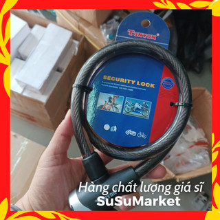 Khoá dây cáp chống trộm dài 0.8m