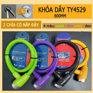 Khoá dây cáp chống trộm dài 0.8m [CHÍNH HÃNG TONYON]