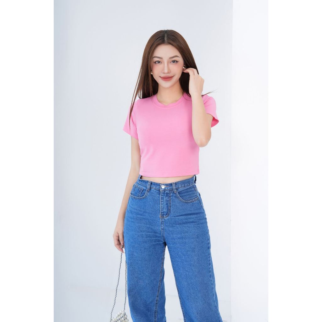 Áo croptop trơn - Áo croptop nữ ôm body màu trơn - Loza PH403302