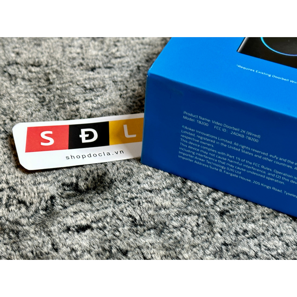 Chuông cửa thông minh Anker eufy Security Video Doorbell 2K  T8200