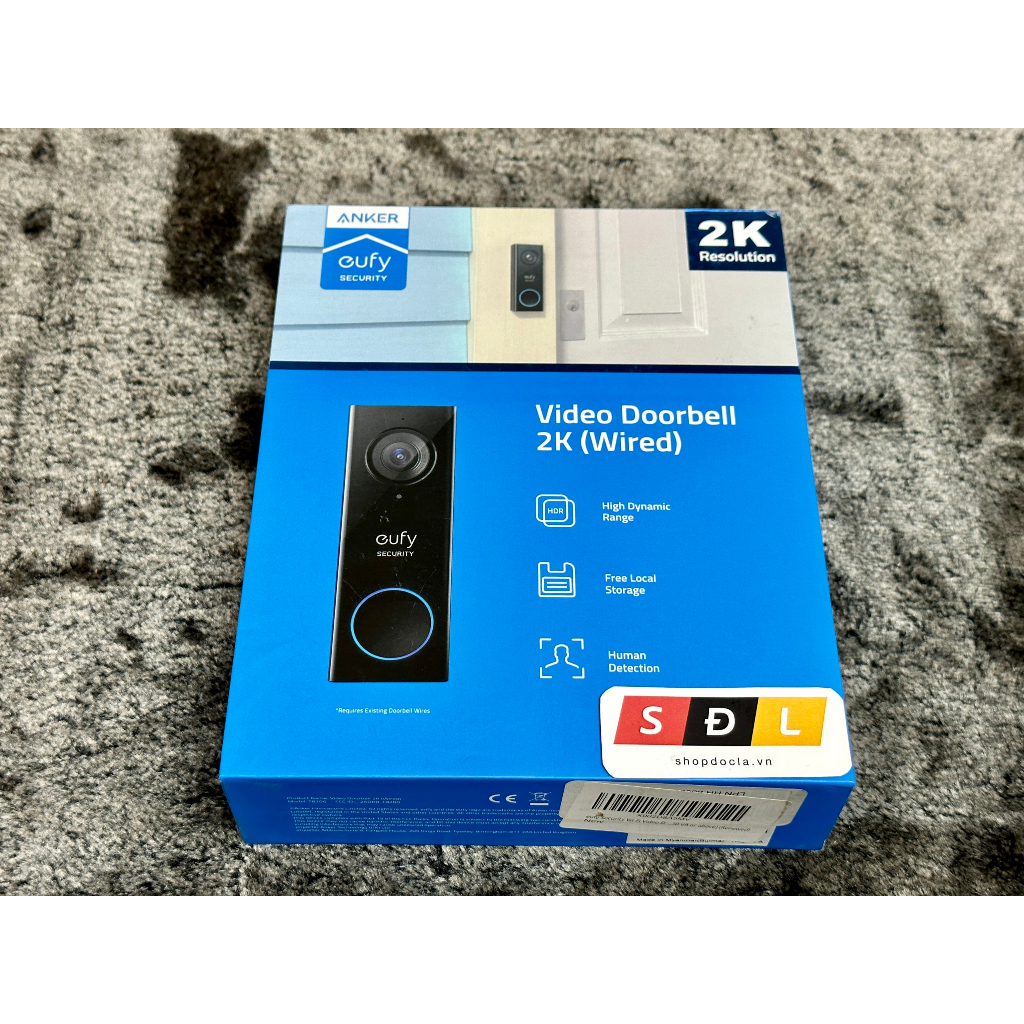 Chuông cửa thông minh Anker eufy Security Video Doorbell 2K  T8200