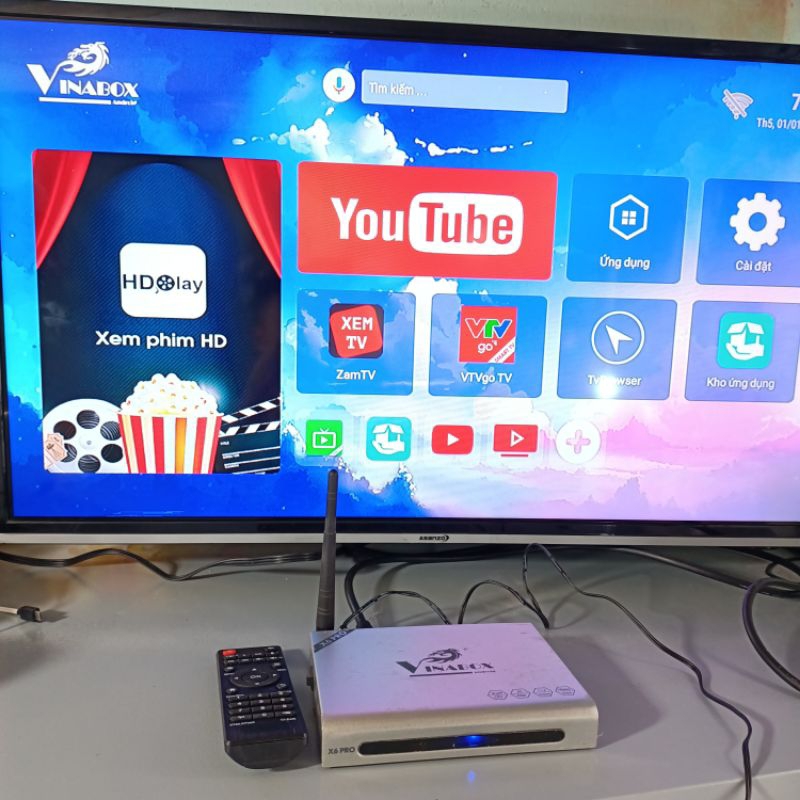 Vinabox X2 Biến TiVi thường thành smart TiVi