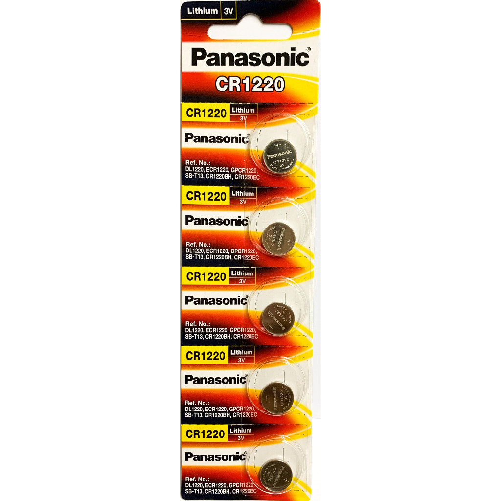 VỈ NĂM VIÊN PIN CMOS PANASONIC 1220
