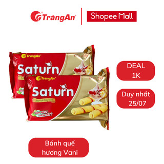 Bánh quế Saturn/An Lộc Phát vị vani 60g, thương hiệu Tràng An,nhỏ gọn, thích hợp bày lễ