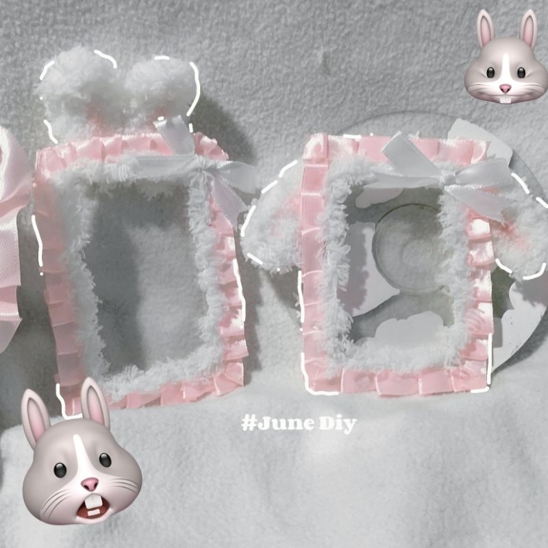 Toploader decor tai Thỏ, Cừu ruy băng hồng xiu kutee 🫰🏻💞