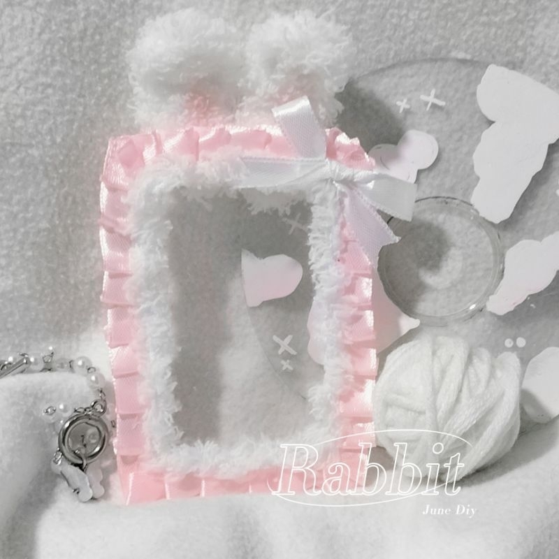 Toploader decor tai Thỏ, Cừu ruy băng hồng xiu kutee 🫰🏻💞