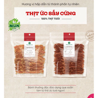 Thịt ức sấy cứng cho chó natural core túi 40gr