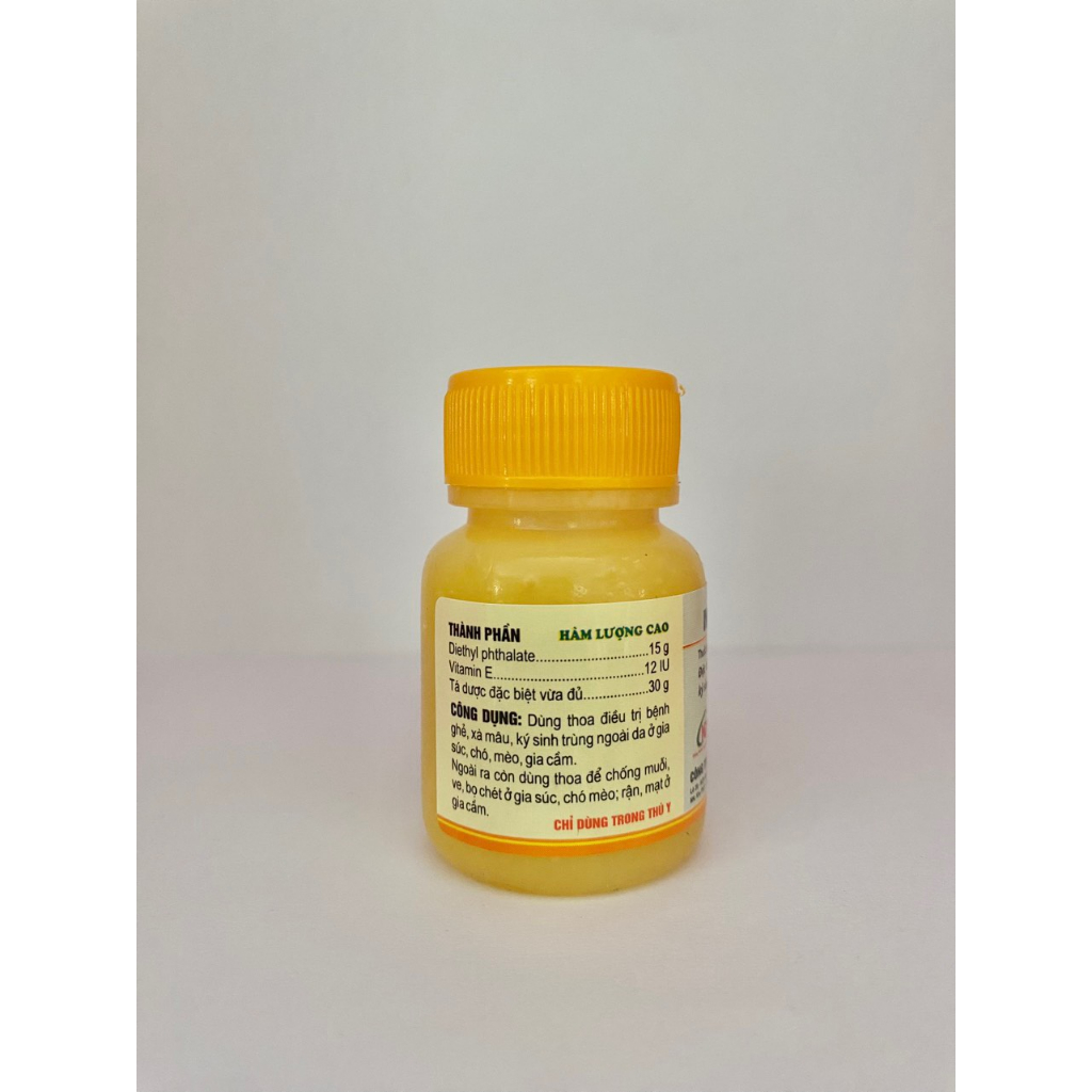 Mỡ Ghẻ Vàng 30g bôi Ghẻ, Nhiễm Khuẩn Ký Sinh Trùng Da, Lở Loét