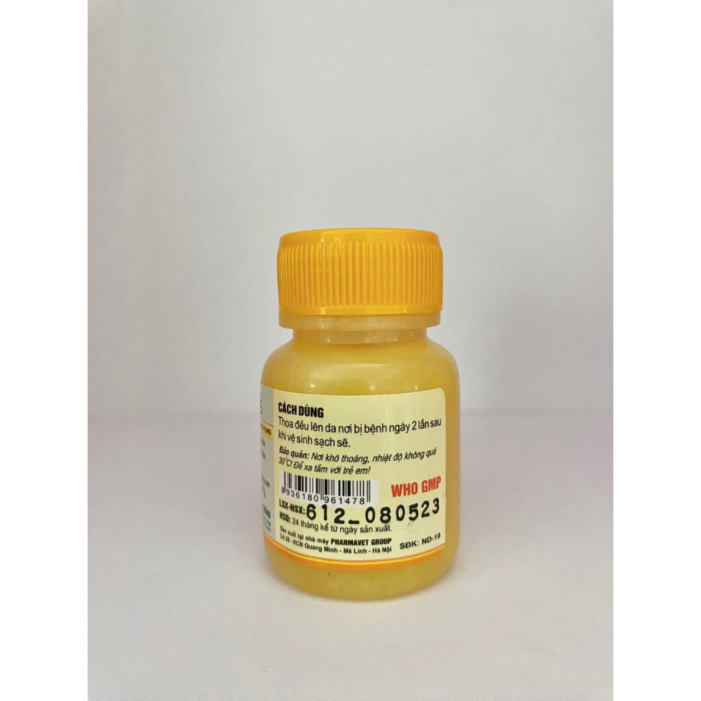 Mỡ Ghẻ Vàng 30g bôi Ghẻ, Nhiễm Khuẩn Ký Sinh Trùng Da, Lở Loét