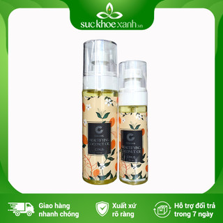 Dầu dừa dưỡng da Cocovie - 50ml/Chai - Cam chanh - Hàng chính hãng