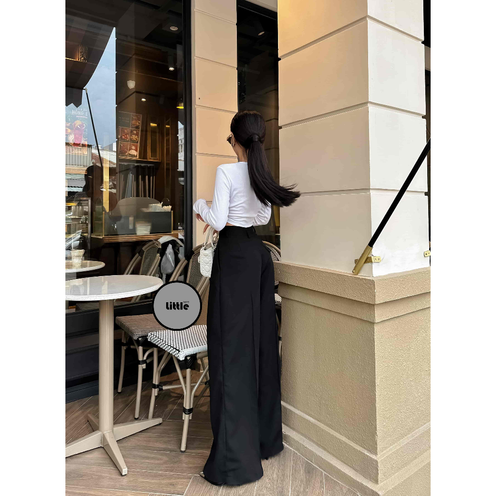 Áo Kiểu Xoắn Ngực Dài Tay Dáng Croptop Chất Thun Borib "XO"