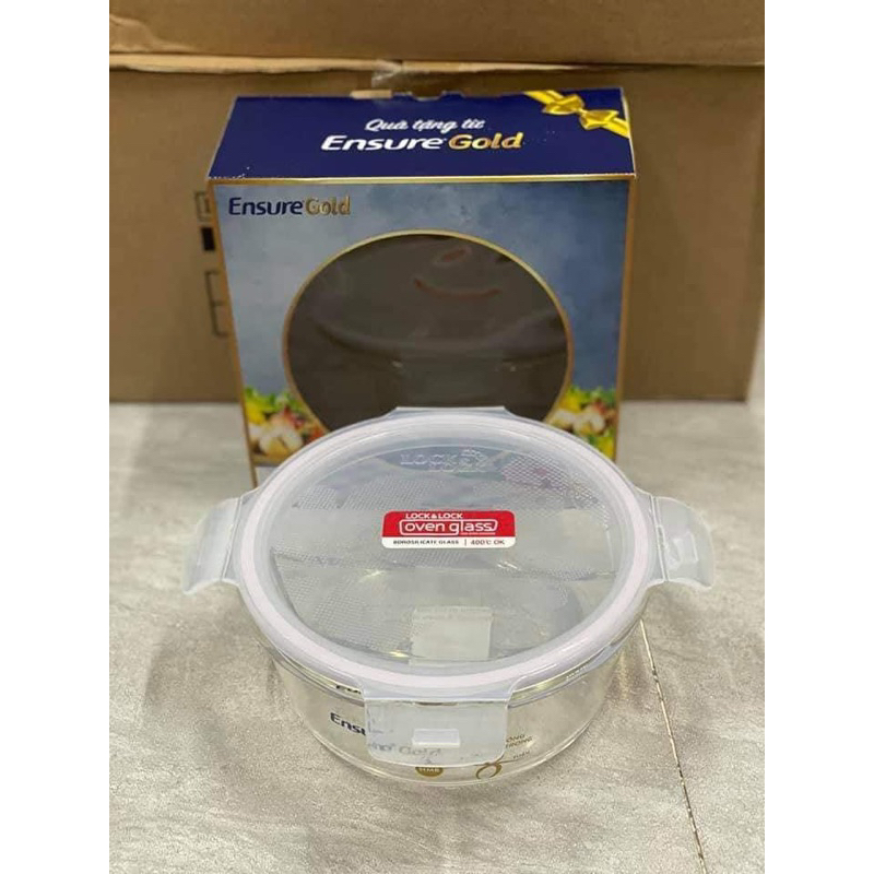 Thố lock & lock tròn 2 ngăn 950ml