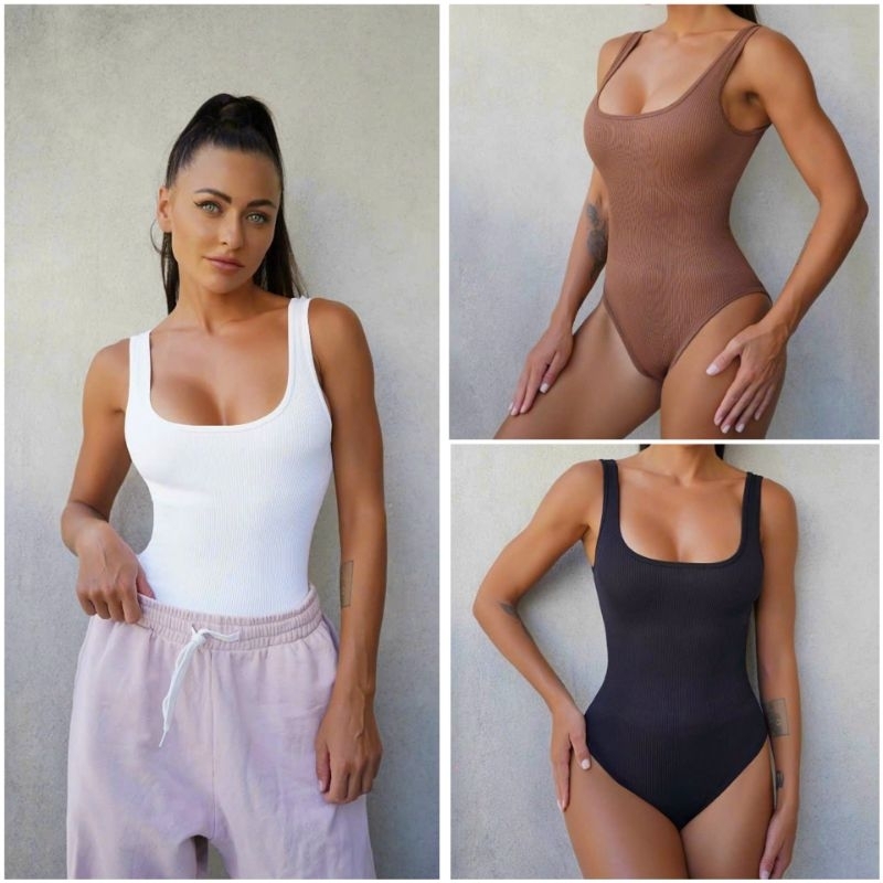 Bodysuit Ba Lỗ, Áo Liền Thân Thời trang, Cá tính