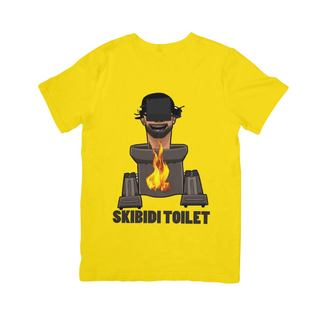 Áo thun in hình Skibidi Toilet Tập 50 Quái Vật Bồn Cầu Phiên Bản Mới dành cho bé