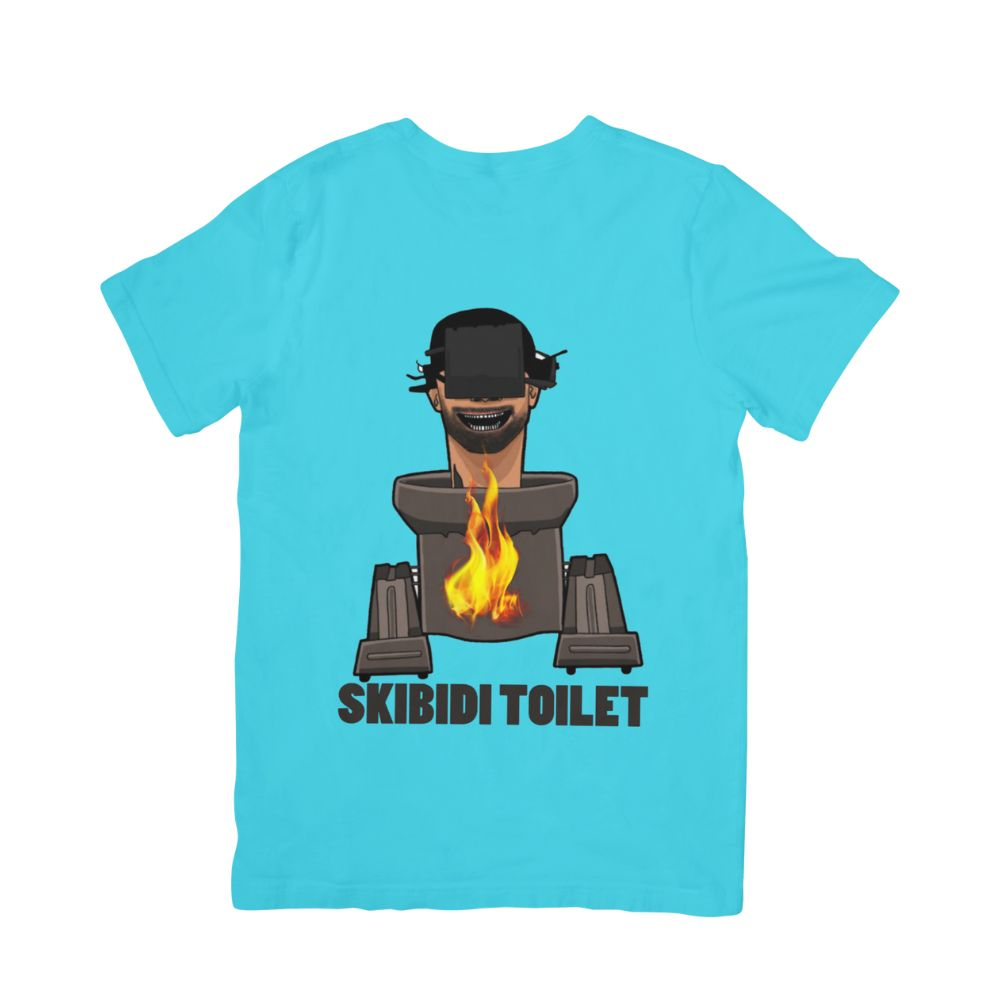 Áo thun in hình Skibidi Toilet Tập 50 Quái Vật Bồn Cầu Phiên Bản Mới dành cho bé