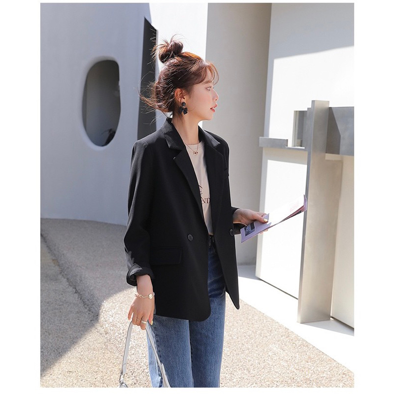Basic blazer Boiling - Blazer 2 lớp nữ dài tay Petbychang