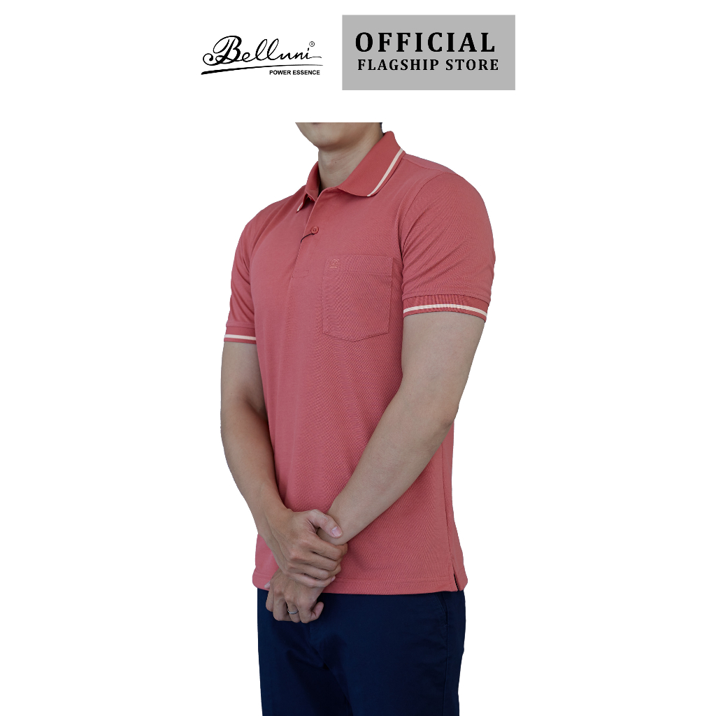 Áo Polo nam BELLUNI cao cấp thoáng khí chống tia UV - AT.PCM.BE.74.R