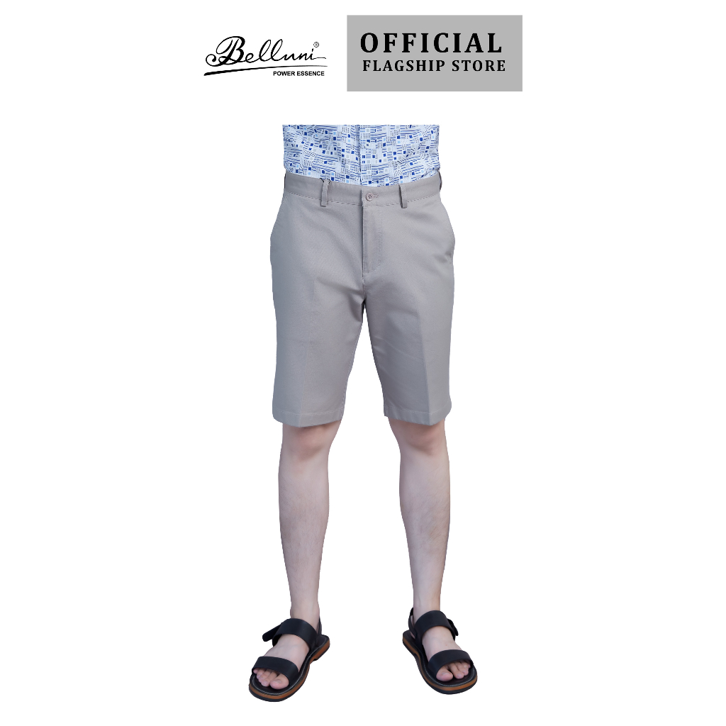 Quần short nam cao cấp Belluni sợi cotton - QS.CMS.BE.23.W5