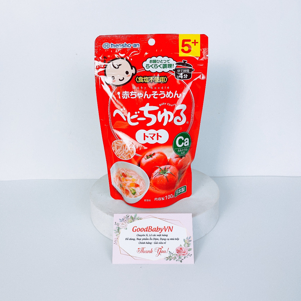 Mỳ Somen, Bún khô cho bé ăn dặm Rau củ Baby Churu Nhật Bản từ 5 tháng Goodbabyvn