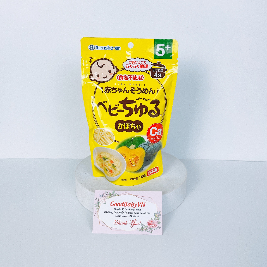 Mỳ Somen, Bún khô cho bé ăn dặm Rau củ Baby Churu Nhật Bản từ 5 tháng Goodbabyvn
