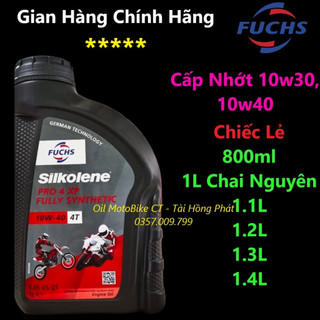 Nhớt Fuchs Silkolene Pro 4 10w30, 10w40 Cao Cấp Chính Hãng