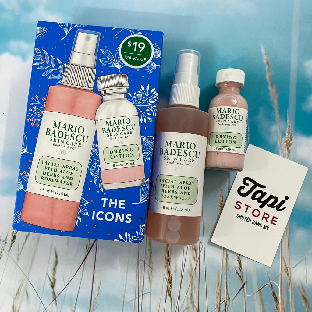 Set dưỡng da Mario Badescu Grab & Go