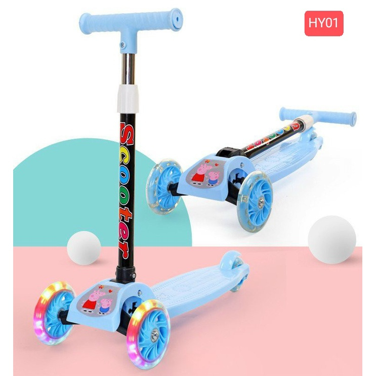 Xe Scooter Centosy HY-01 Cho Trẻ Em, Bánh Có Đèn Phát Sáng Cao Cấp, Cam Kết Chính Hãng