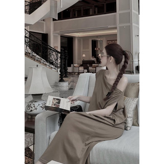 váy maxi lệch vai MPB