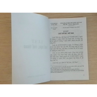 Sách - Luật Thể Dục, Thể Thao