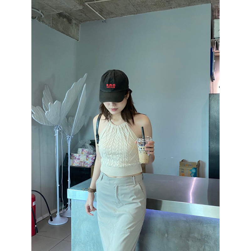 Áo quây đan sợi cổ yếm DA603