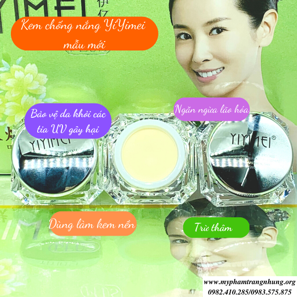 BỘ MỸ PHẨM YIYIMEI MỜ NÁM, TRẮNG DA 5IN1 MẪU MỚI