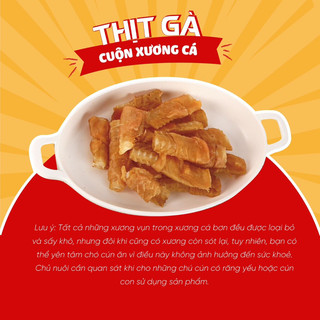 THỊT CUỘN XƯƠNG CÁ NATURAL CORE 70gr
