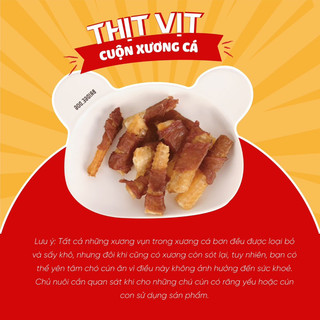 THỊT CUỘN XƯƠNG CÁ NATURAL CORE 70gr