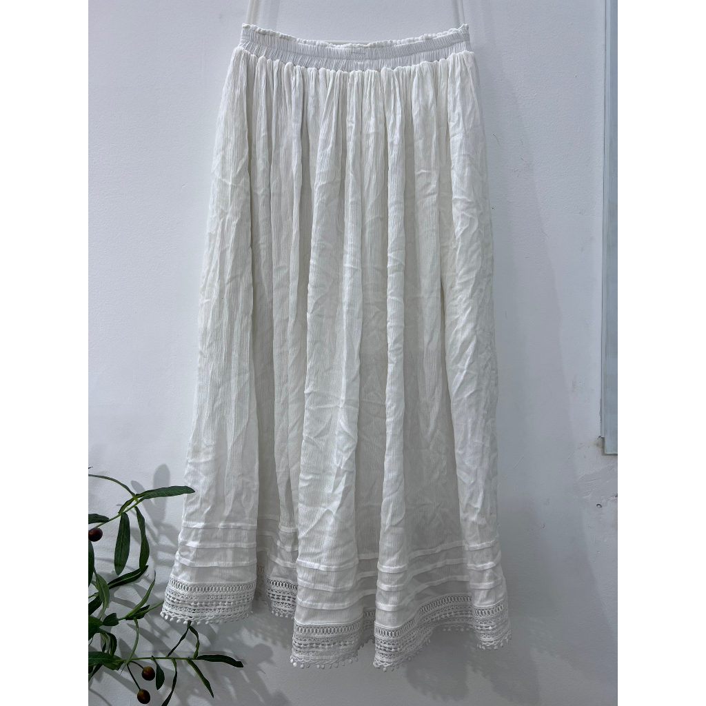 Chân váy trắng - Sò Vintage