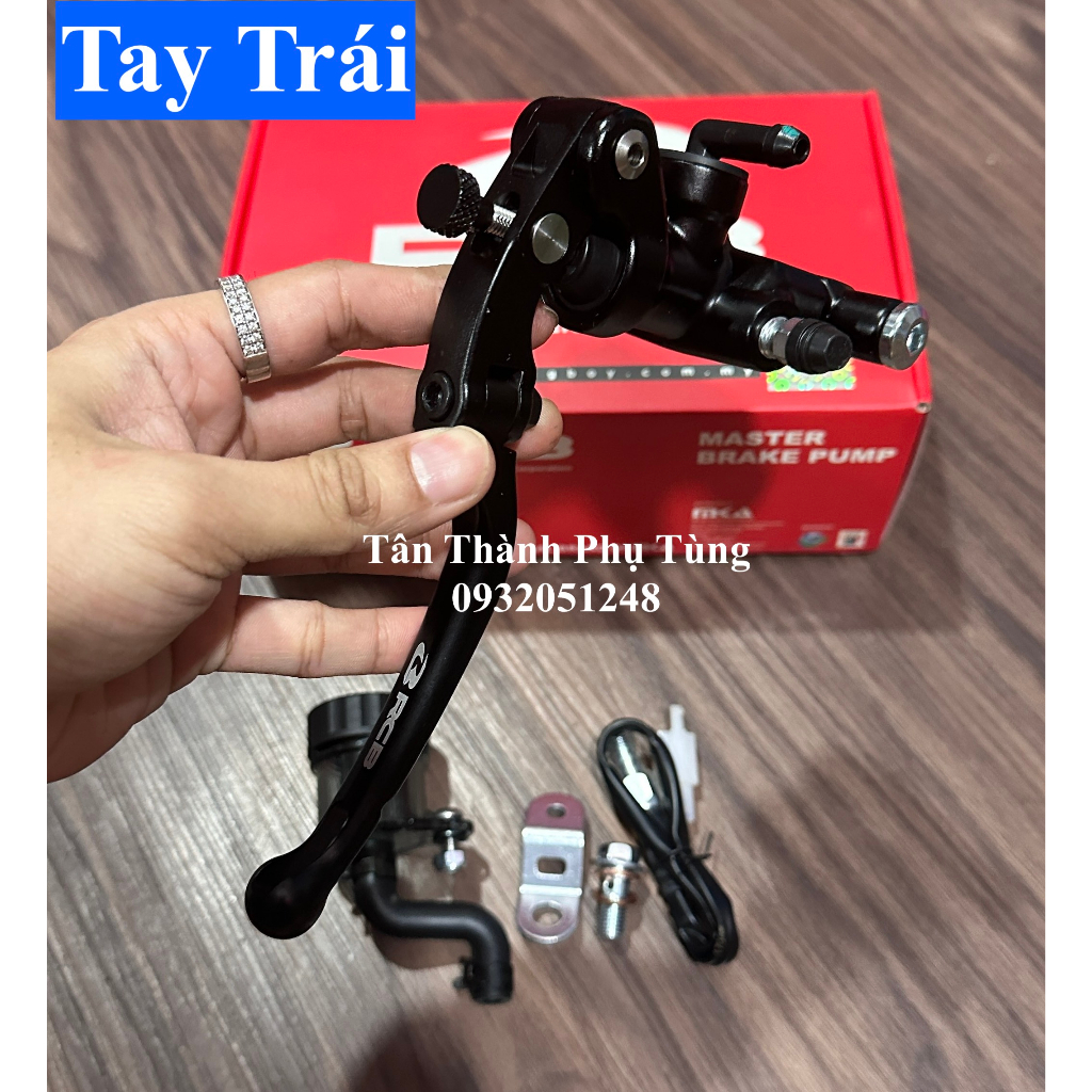 Tay thắng RCB S1 14mm Đen chính hãng: Trái, phải