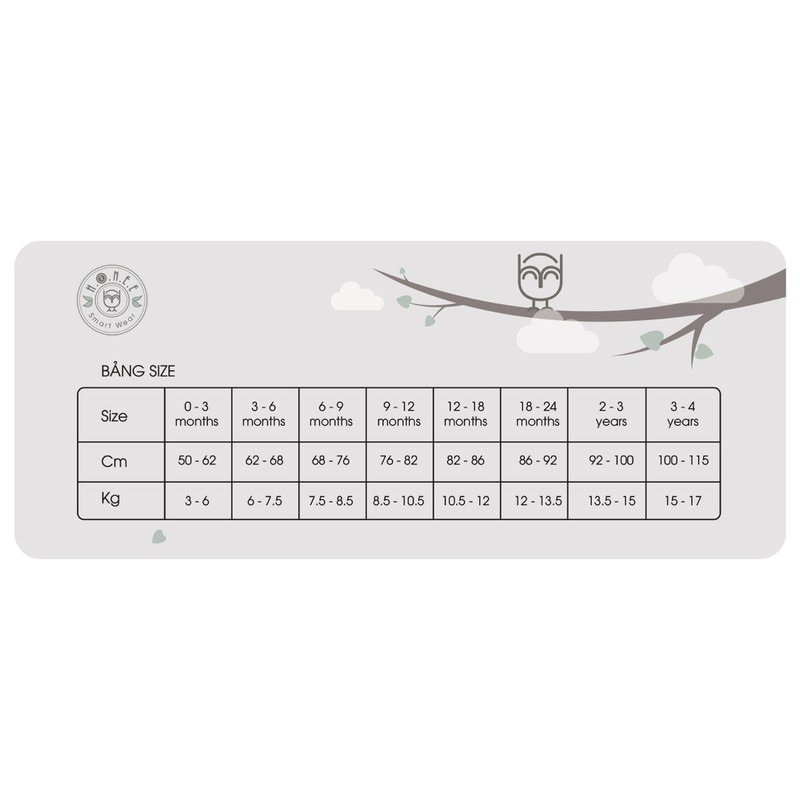 HRNEE Bộ dài tay Modal oganic mềm mại cho bé trai bé gái