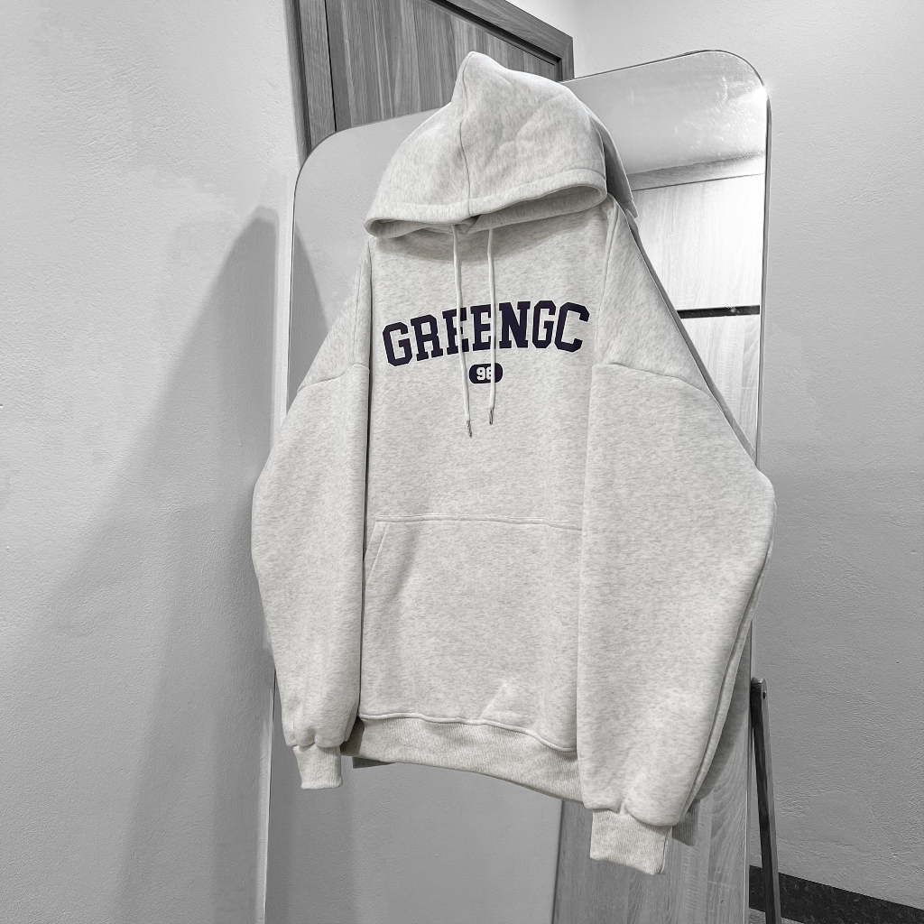 Áo Hoodie local brand MeanStore Hoodie nam nữ form rộng, nỉ bông dày dặn, màu xám tiêu trơn basic